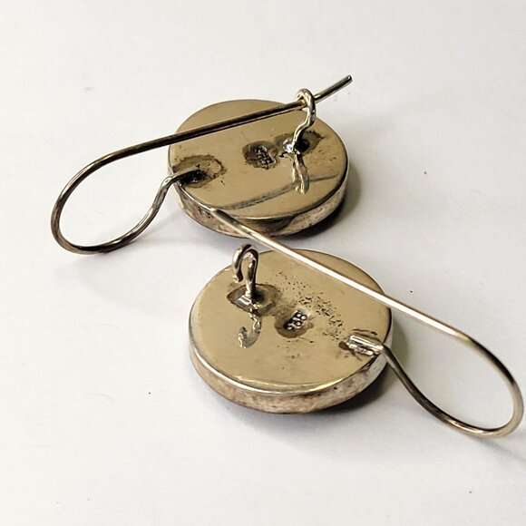 Animal Print Small Round Earrings - Picture 4 of 8